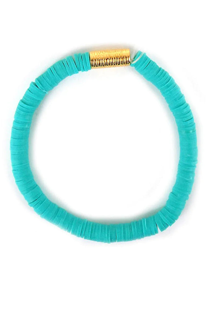 Key West Turquoise and Goldtone Bracelet