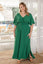 Green Wrap Maxi Dress (Plus Size 3x)