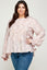 Blush Textured Blouse (Plus Size) - 1x and 2x left