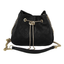 Black Quilted Bucket Handbag