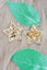 Glitter Star Earrings in Gold