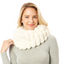 Softest Faux Fur Infinity Scarf in White or Black