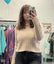 Taupe Soft Fuzzy Sweater-Shirts & Tops-The Distressed Rose